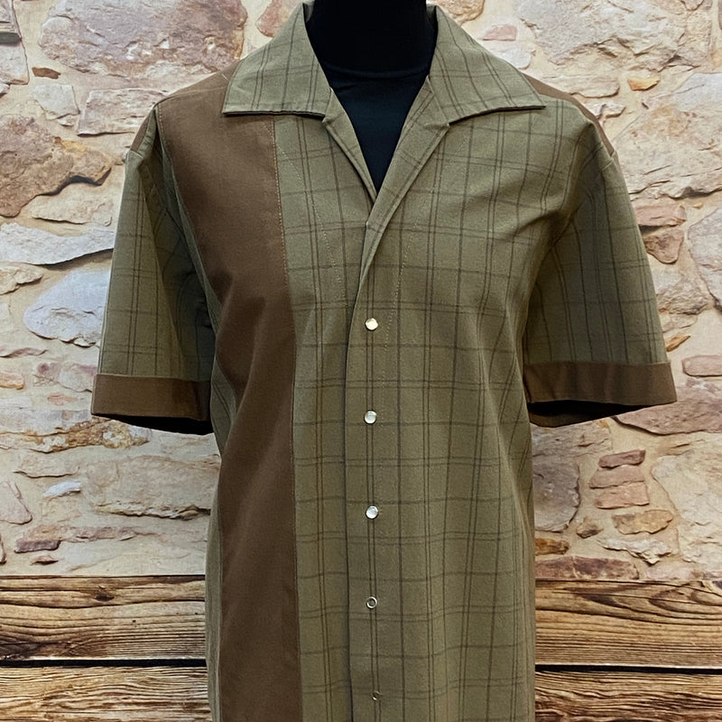 Rockabilly Shirt Bowlinghemd Herren Unikat Handmade Gr.XL