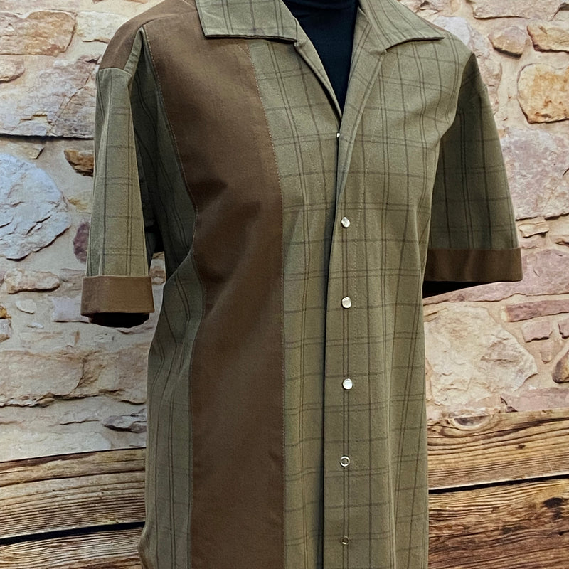 Rockabilly Shirt Bowlinghemd Herren Unikat Handmade Gr.XL