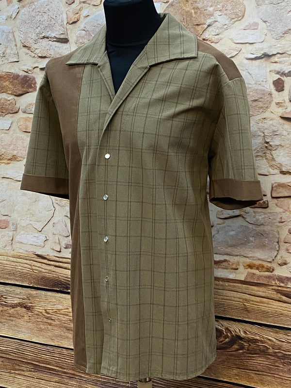 Rockabilly Shirt Bowlinghemd Herren Unikat Handmade Gr.L/XL