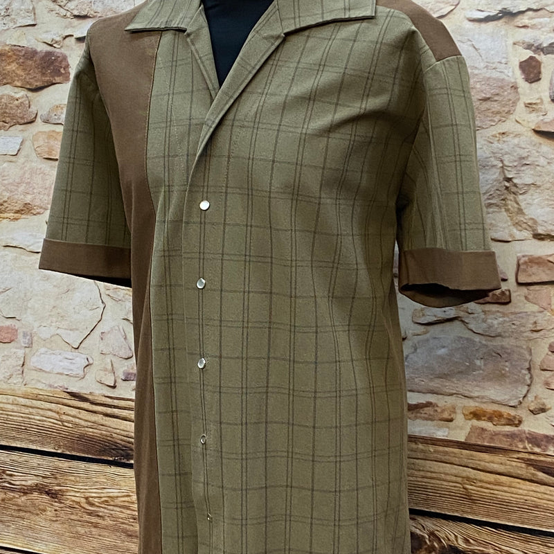 Rockabilly Shirt Bowlinghemd Herren Unikat Handmade Gr.L/XL