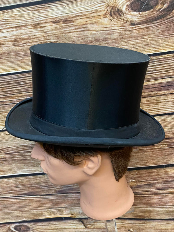 „Herren-Klappzylinder Chapeau Claque, Seitenansicht“