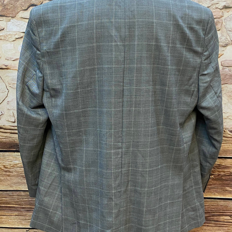 „Rückansicht eines grauen Herren Sakkos von Daniel Hechter“