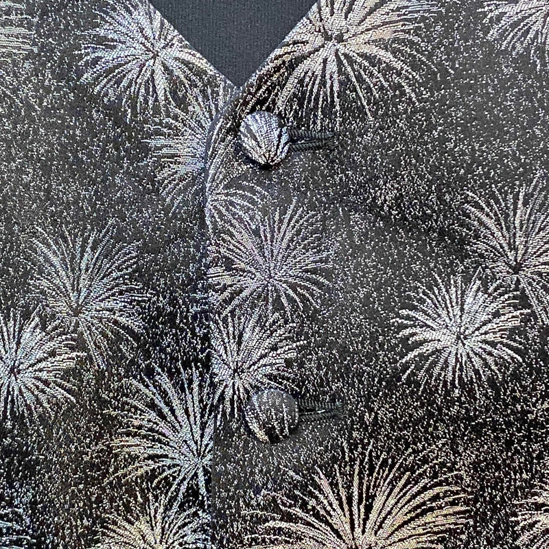 Weste - Herren - schwarz silber  – Wilvorst – Gr. 26