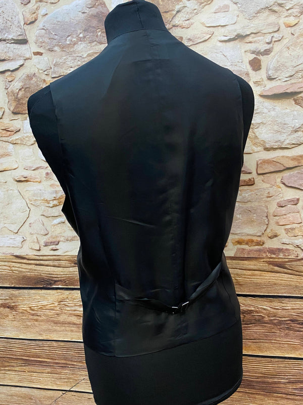 Weste - Herren - schwarz silber  – Wilvorst – Gr. 26