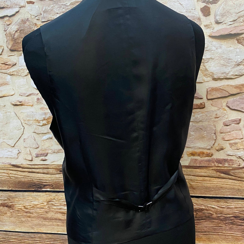 Weste - Herren - schwarz silber  – Wilvorst – Gr. 26