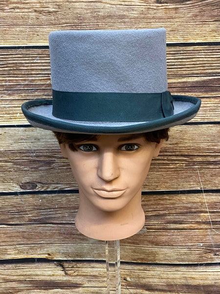 Herren-Zylinder grau – klassischer Zylinder, Gr. 59