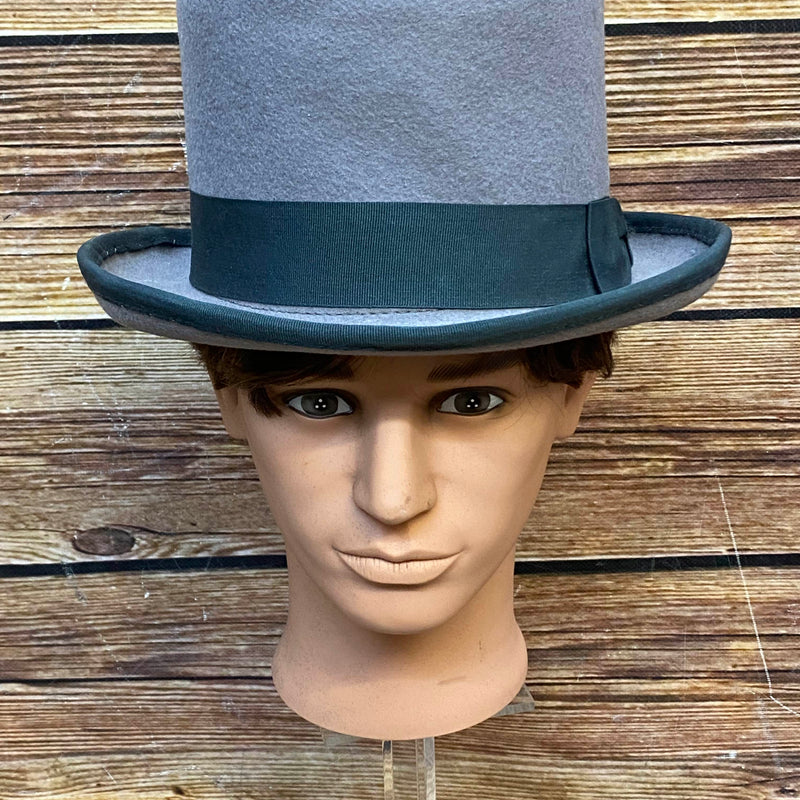 Herren-Zylinder grau – klassischer Zylinder, Gr. 59