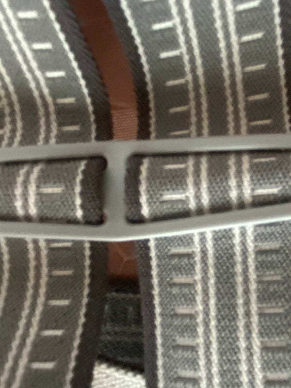 Vintage Herren-Hosenträger in Grau mit Geometrischem Muster, Ansicht 4