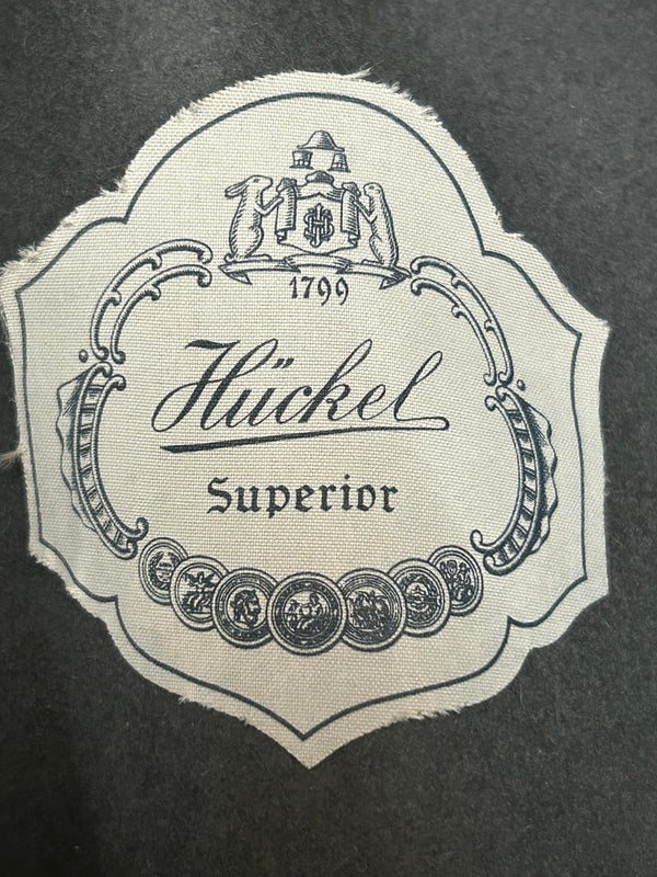 Vintage Hückel Superior Filzhut – Zeitlose Eleganz in Grau