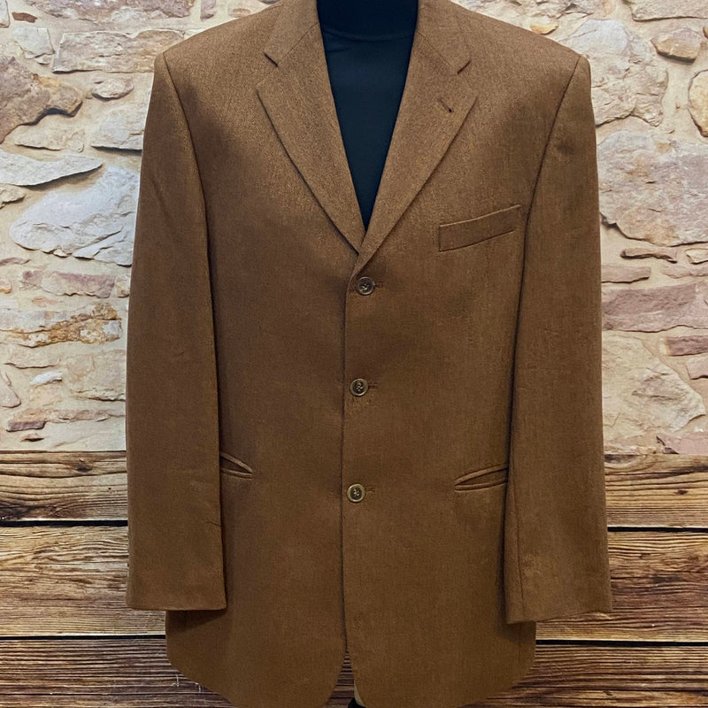 Braune, hochwertige, Jacke Gr.52 aus Cashmere