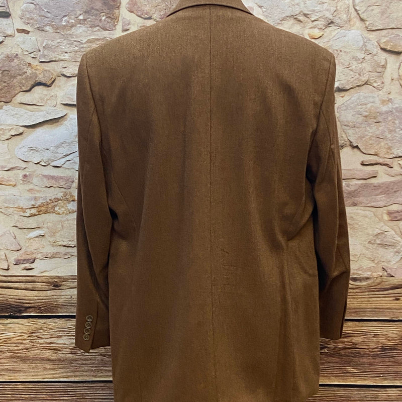 Braune, hochwertige, Second Hand Jacke für Herren Gr.52 aus Cashmere