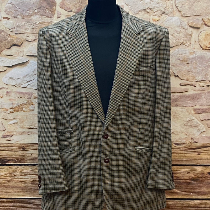 Vintage Herren-Sakkos von Cento Milana, kariert Gr.54