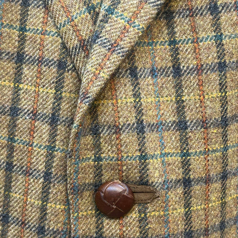 Britisches Tweed-Sakko Herren kariert Gr. 52