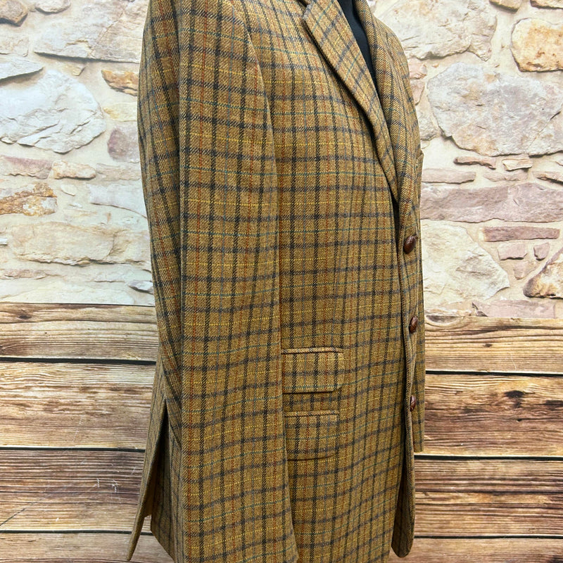 Britisches Tweed-Sakko Herren kariert Gr. 52