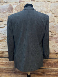 Veste homme à carreaux veste en tweed vintage blazer 2 boutonnage taille 48 