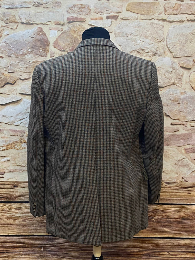 Veste homme à carreaux veste en tweed vintage blazer taille 48 (uniquement la veste)