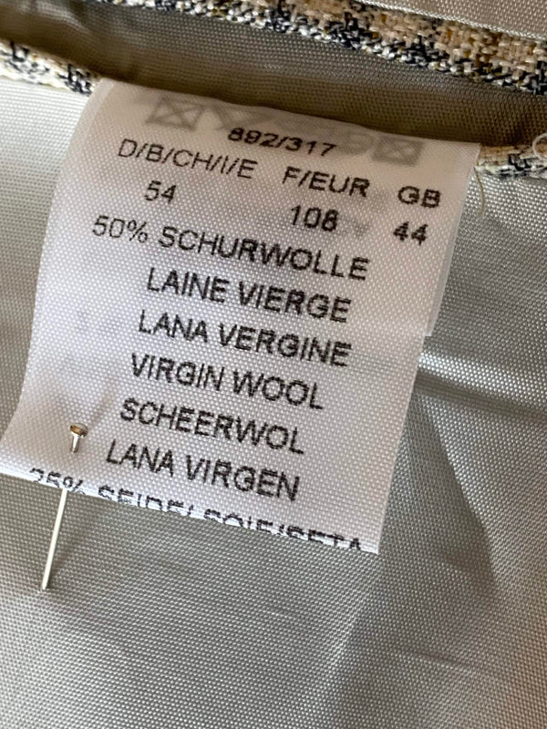 Vintage Herren-Sakko mit Karomuster in Größe 54