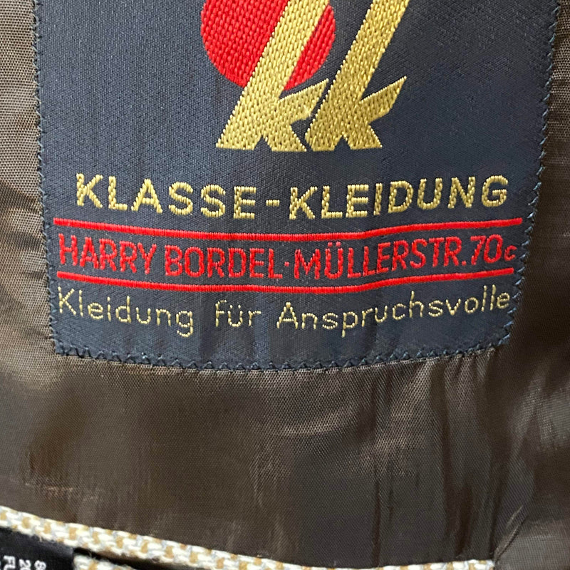 Herren-Sakko mit Fischgrätenmuster in Kurzgröße 23