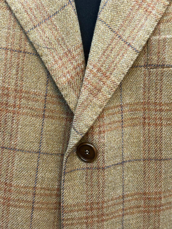 Karo-Tweed-Sakko Herren Gr. 50