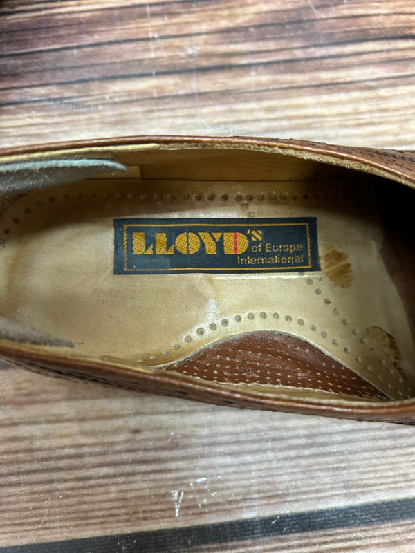 Vintage Lloyd of Europe Herren‐Loafer in Braun – Größe 40