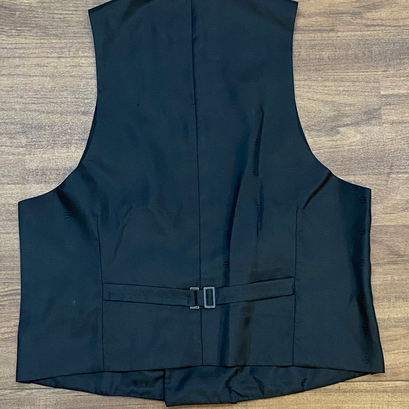 Herren Smokingweste Vintage schwarz Gr.25