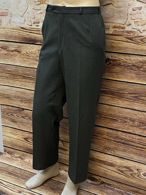 Vintage-Hose Herren Gr.58 Grau/Schwarz