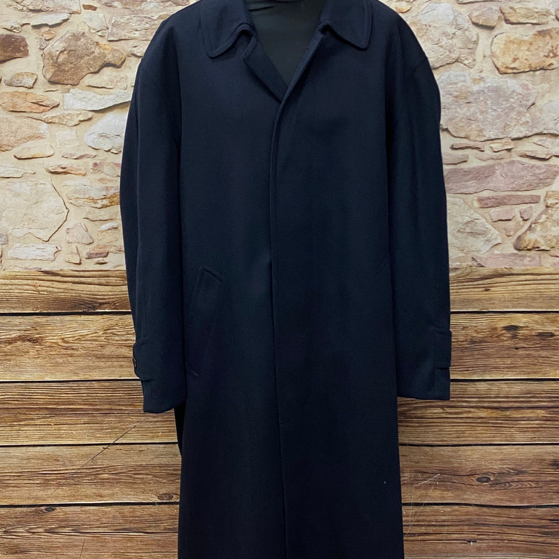 Vintage Wollmantel Herren dunkelblau Gr.29