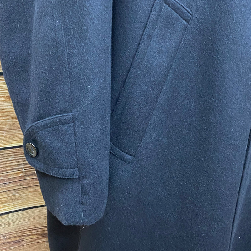 Vintage Wollmantel Herren dunkelblau Gr.29