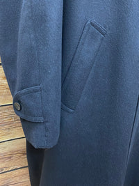 Manteau en laine vintage homme bleu foncé taille 29 