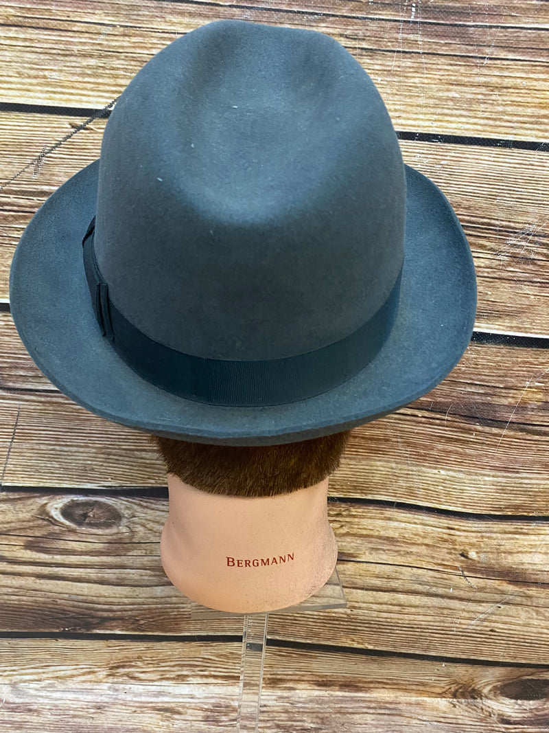 Chapeau homme vintage gris taille 57 