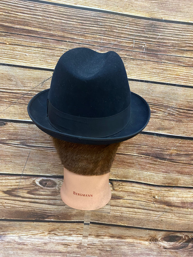 Chapeau vintage homme Royal Stetson noir taille 56 