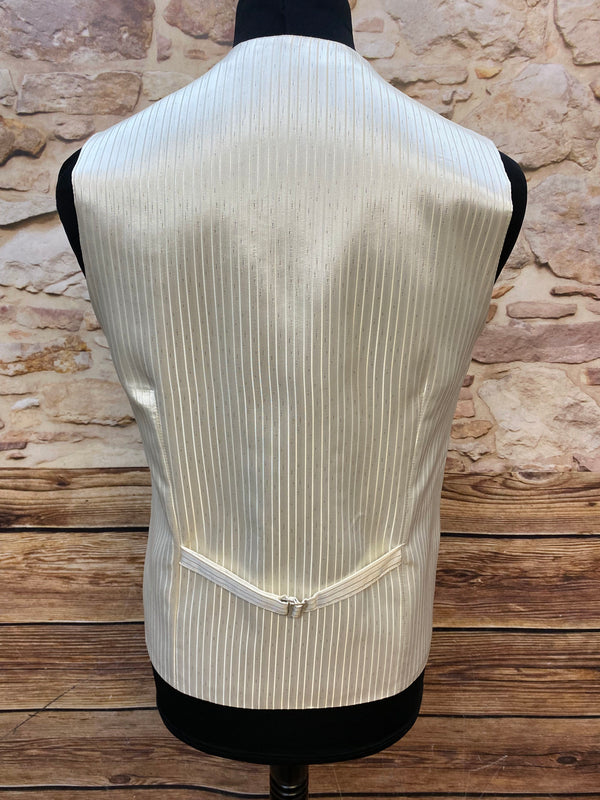 „Rückseite Herrenweste hell gleicher Stoff wie vorne“