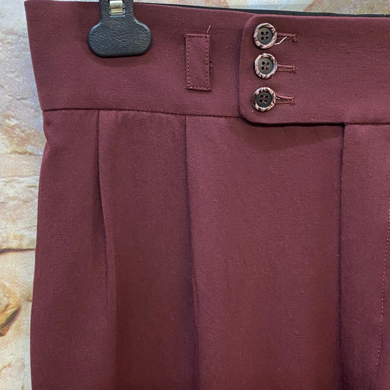 Bundfaltenhose Vintage JJT Swiingstyles Gr.48 in Bordaux