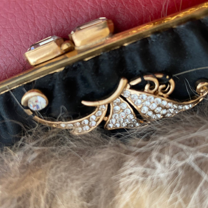 Handgefertigte Abendtasche aus Fuchsfell – Einzigartiger Vintage-Stil
