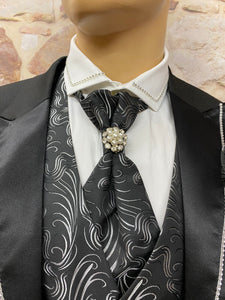 Hochzeitsanzug Herren Steampunk Outfit mit Frack und Stresemann-Hose Gr.50 Unikat