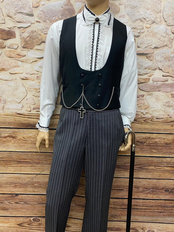 7-teiliger Hochzeitsfrack Wedding Suit Steampunk Barock Gothic Gr.52