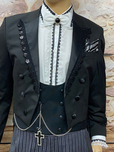 7-teiliger Hochzeitsanzug Wedding Suit Steampunk Barock Gothic Gr.52