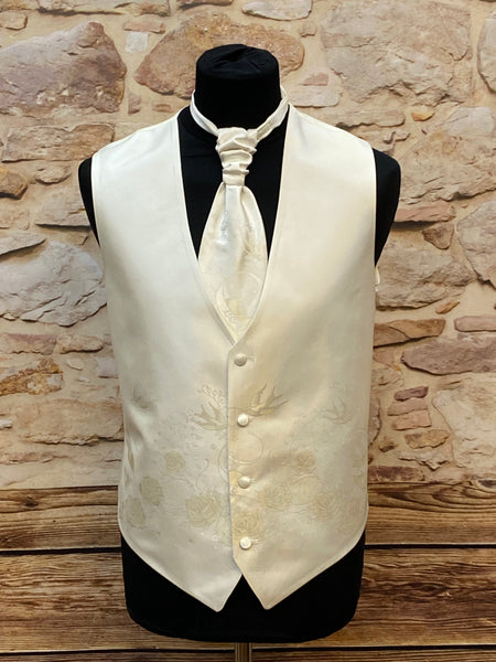 Hochzeitsweste in Creme von Tziacco – Gr.52