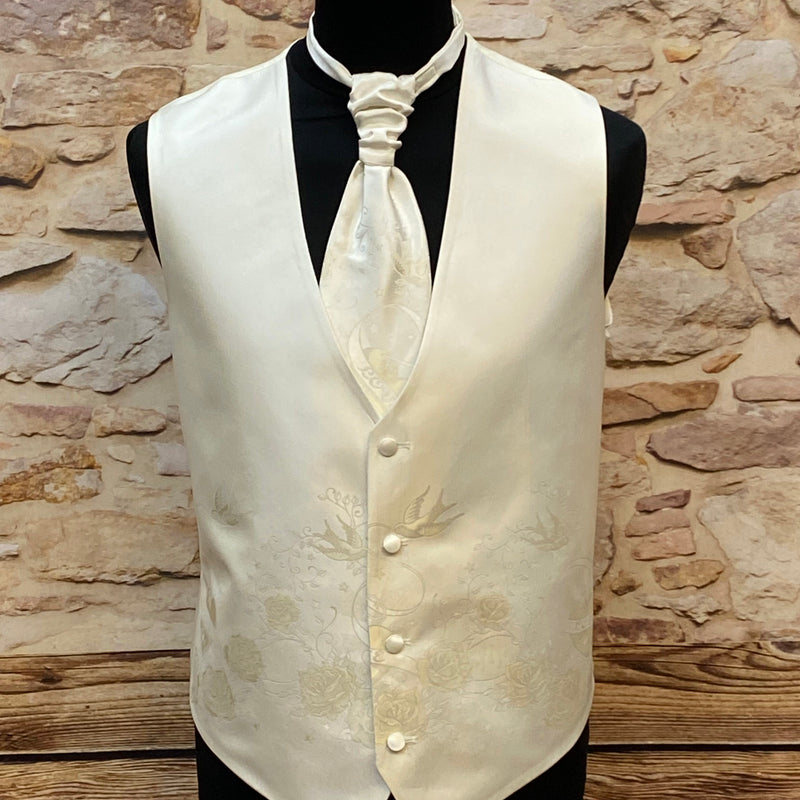 Hochzeitsweste in Creme von Tziacco – Gr.52