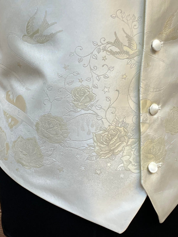 Hochzeitsweste in Creme von Tziacco – Gr.52
