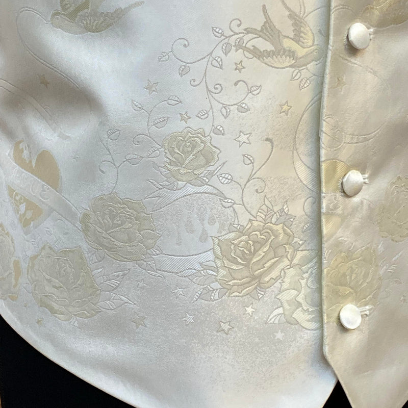 Hochzeitsweste in Creme von Tziacco – Gr.52