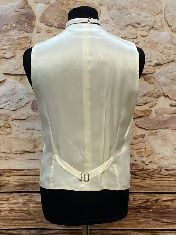 Hochzeitsweste in Creme von Tziacco – Gr.52