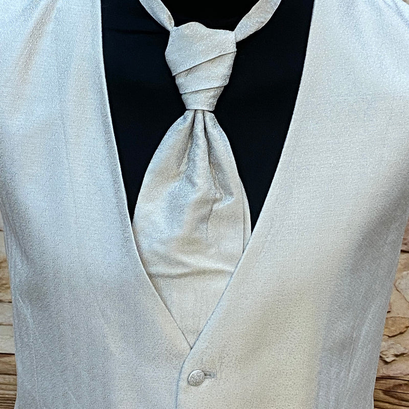 Hochzeitsweste in Silbergrau – Wilvorst Slim Line, Gr.48