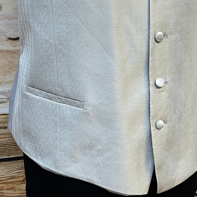 Hochzeitsweste in Silbergrau – Wilvorst Slim Line, Gr.48