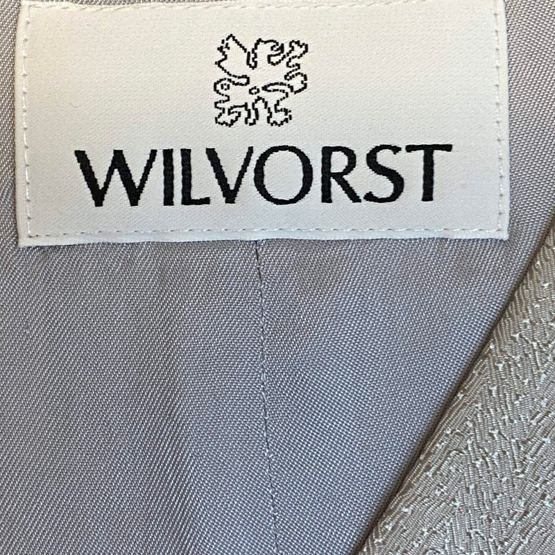 Hochzeitsweste in Silbergrau – Wilvorst Slim Line, Gr.48