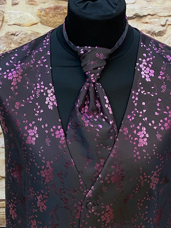 Klassisch Elegante Hochzeitsweste mit Krawatte, Gr.58