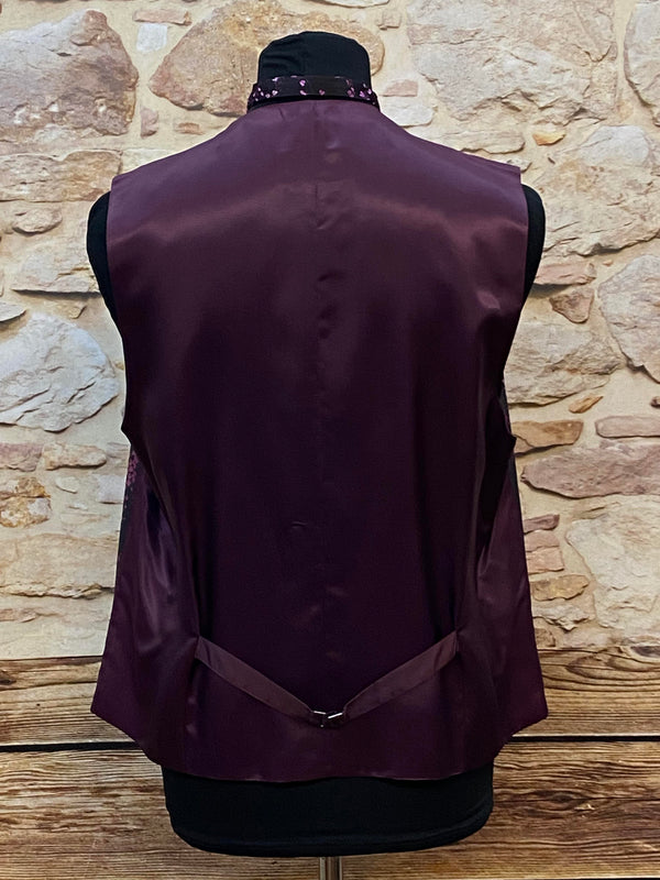 Klassisch Elegante Hochzeitsweste mit Krawatte, Gr.58