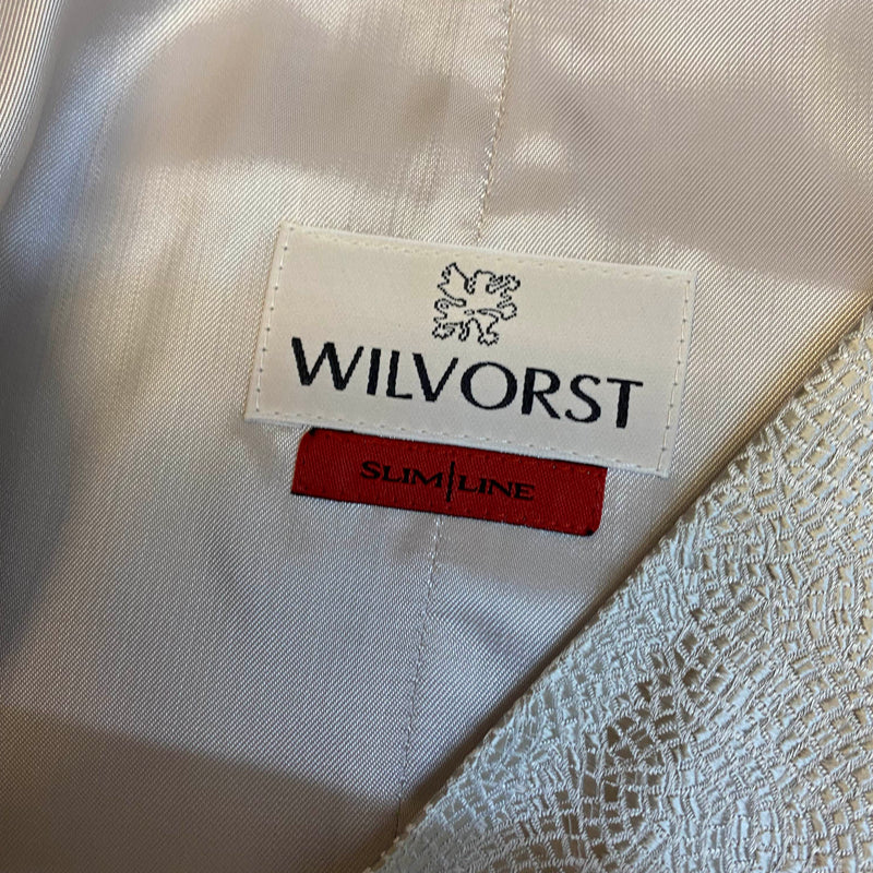 Hochzeitsweste mit Plastron und Einstecktuch von Wilvorst, Gr.106