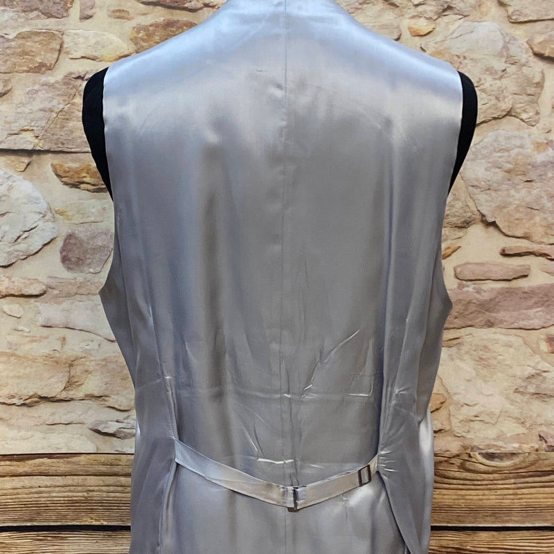 Hochzeitsweste in Elfenbein mit Accessoires, Gr.60