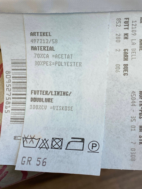 Elfenbeinfarbene Hochzeitsweste - Wilvorst Slim Line, Größe 56